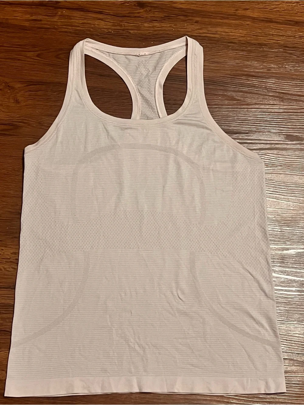 lululemon athletica White Scoop Neck Tank size 10